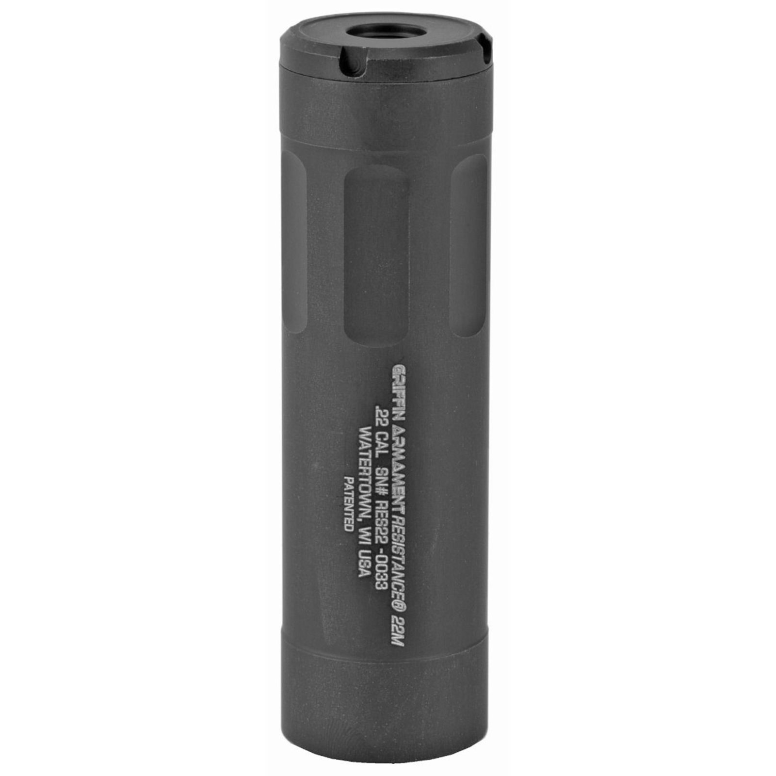 Griffin Armament GARS22W Resistance 22M Suppressor 5" 22LR 7075 Aluminum - Griffin Armament - 22 CALIBER