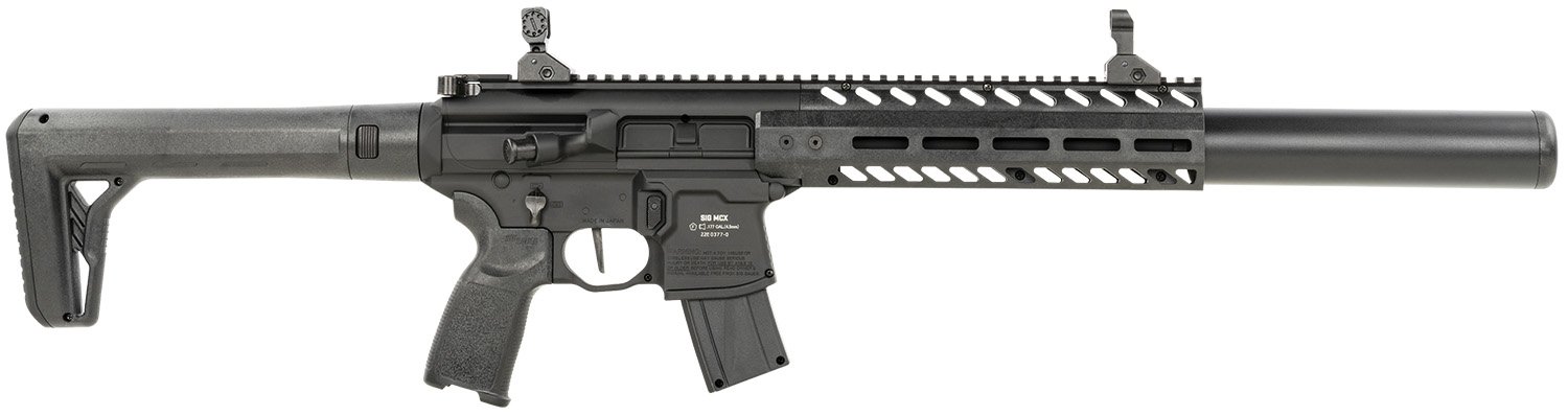 Sig SAUER MCX Gen 2 .177 Cal 17.7in 30rd Blk Air Rifle (AIR-MCX-177-G2-BLK) - Sig Sauer - .177