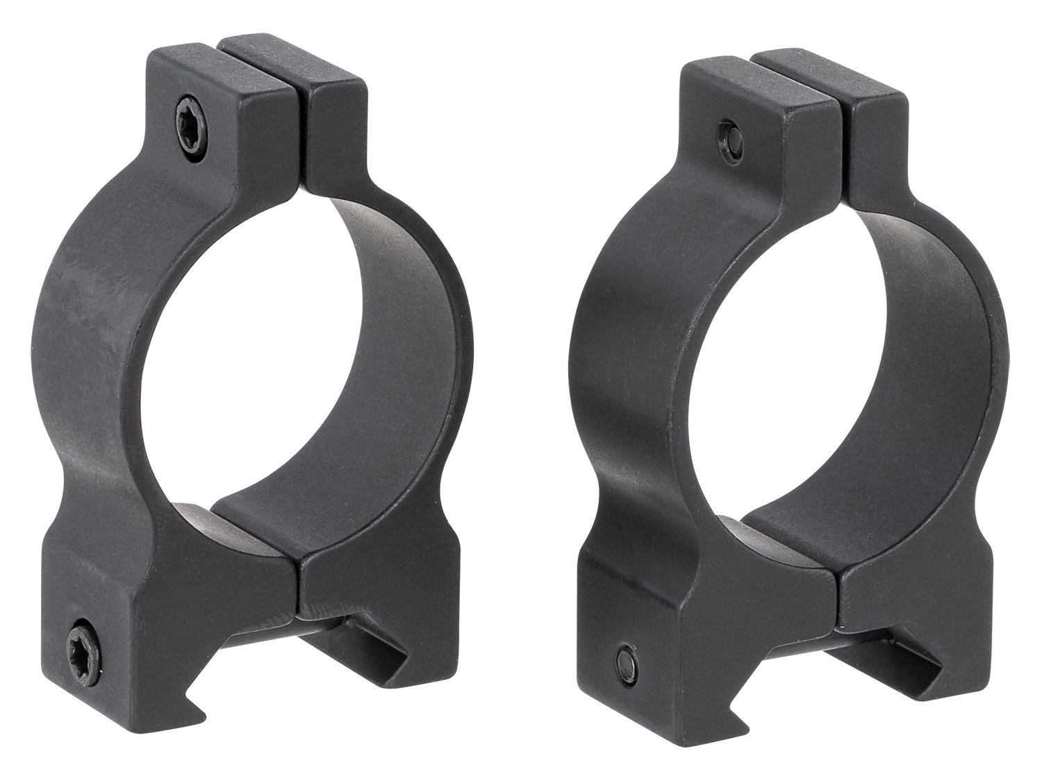 Browning 12564 Weaver Style Rings 30mm Low Matte Black Alloy