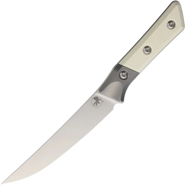 Microtech 3100B-10IV Boning Knife 6.125 In Stonewash Ivory G-10