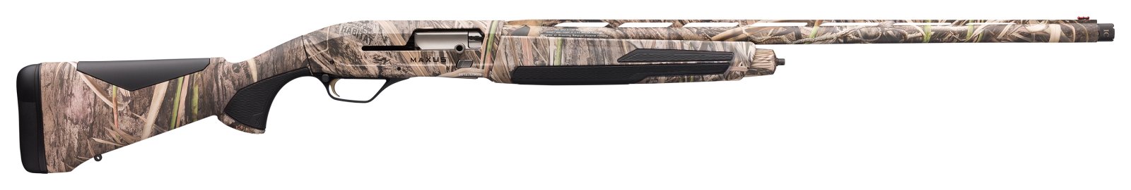 Browning Maxus II 12 Gauge Autoloading Shotgun with 28" Barrel - Mossy Oak Shadow Grass Habitat Finish - 4+1 Capacity - Overmolded Grip Panels Stock - Right Hand (Full Size) - Browning - 12 Gauge