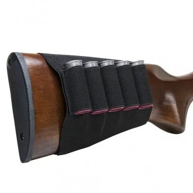 NcStar CVSSG2994B Vism Shotgun Stock Shell Pouch Black - NcStar for sale at TheGunDock