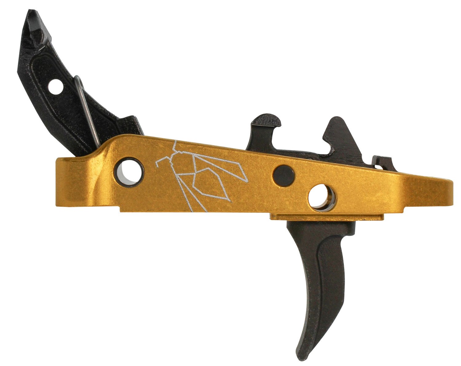 CMC TRIGGERS AK47 Trigger 2.0 Single Stage 2.5lb CCT Combat Curved (47407) - CMC Triggers - DROP-IN