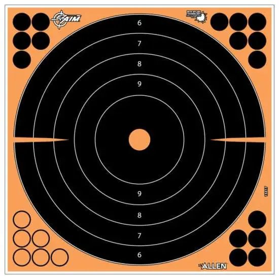 Allen 15317 Bullseye Target 12 in Self-Adhesive Paper 5 Pack - Allen Company