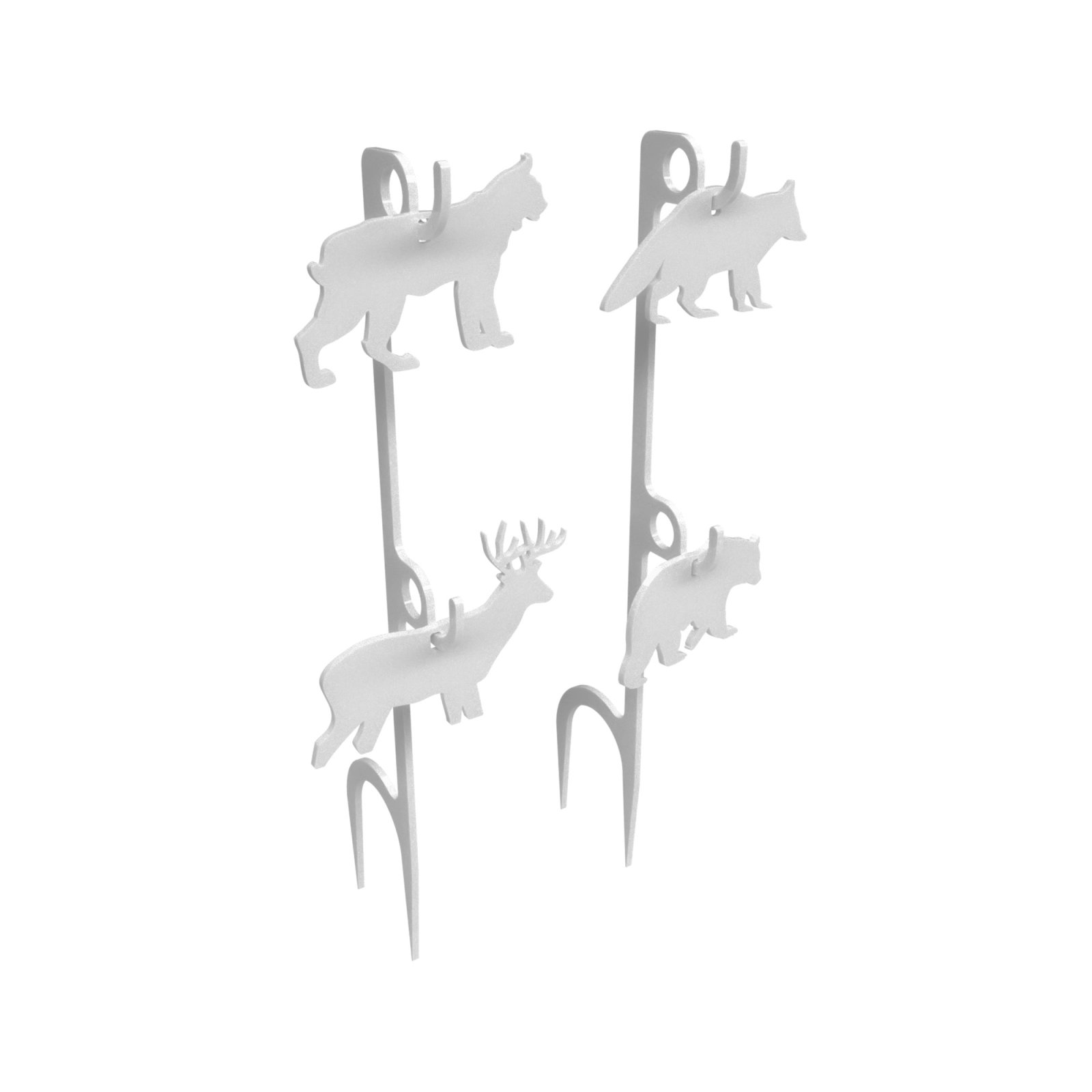 Birchwood Casey BC-41579 Rimfire Target Kits Animal Set 1/4" AR500 Steel