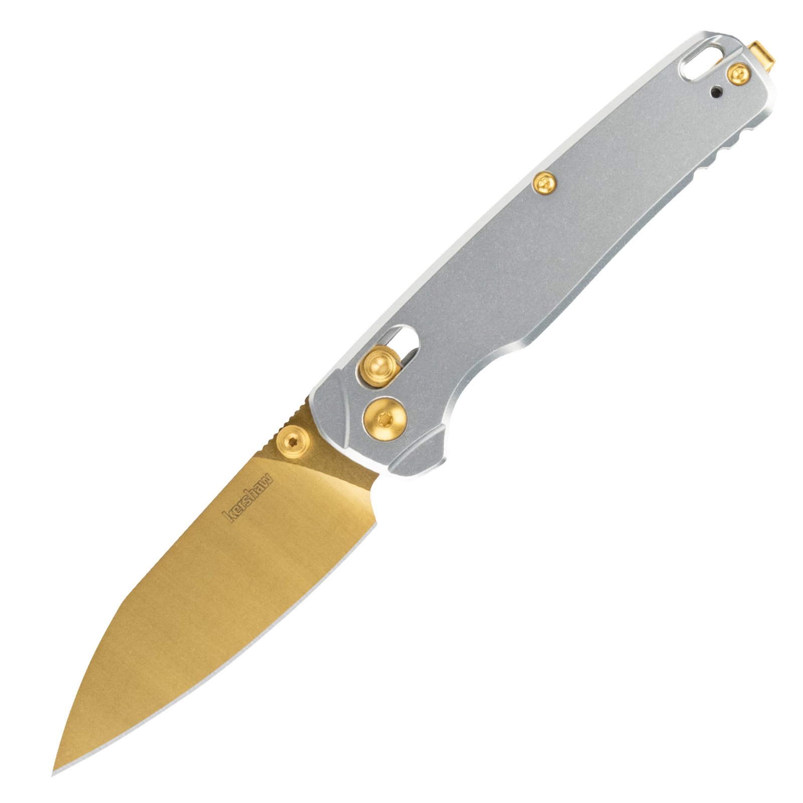 KERSHAW BEL AIR AURUM RAW HANDLE GOLD BLADE Magnacut MGE Exclusive