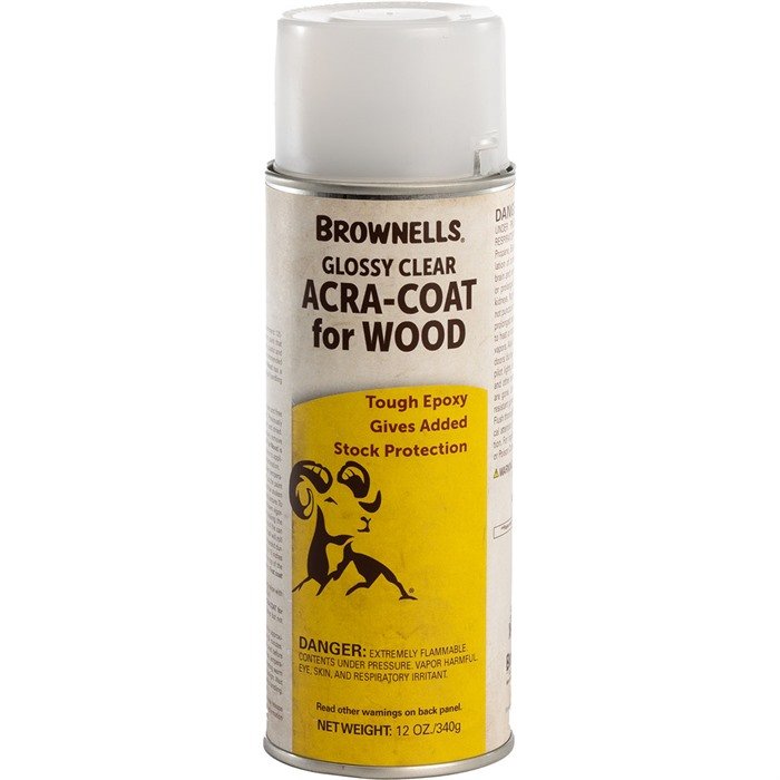 Brownells Acra-Coat for Wood Gloss Clea 12OZ - Brownells