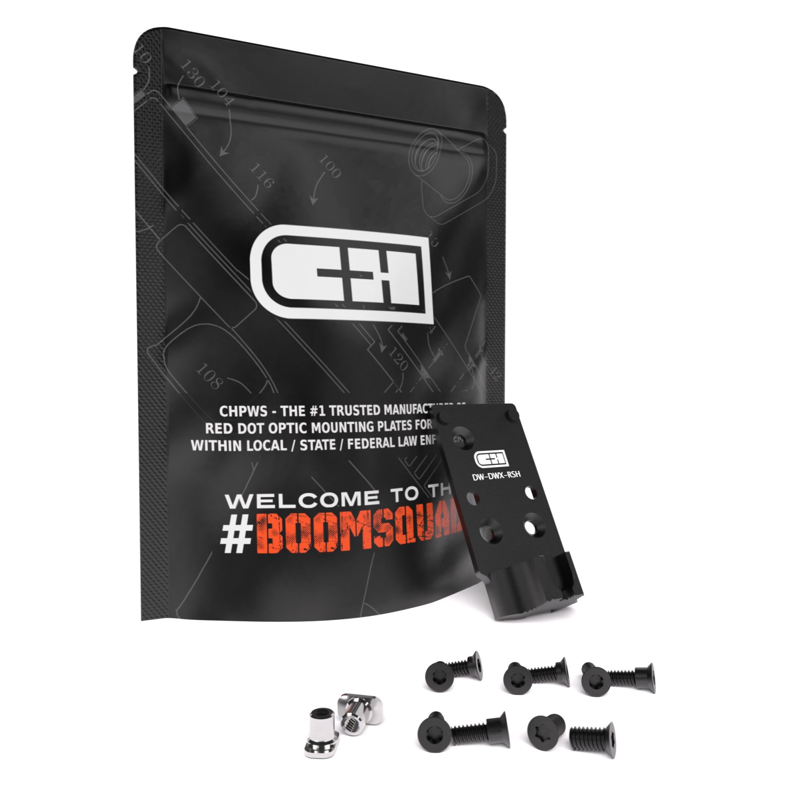 C&H Precision Optic Mounting Plate For Dan Wesson DWX to RMR/SRO/HOLO