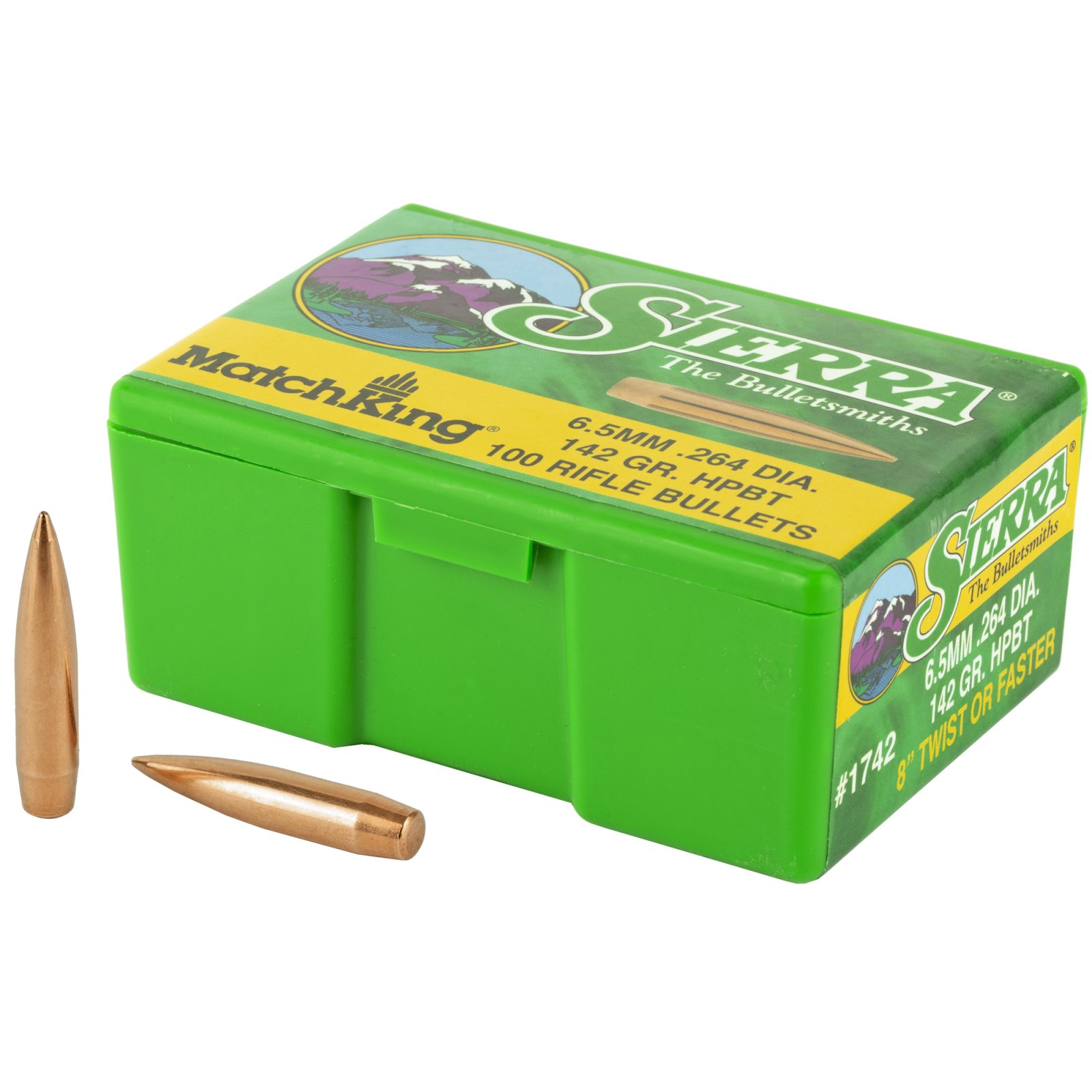 Buy Sierra 1742 MatchKing 6.5 Creedmoor .264 142gr HPBT 100 Per Box online