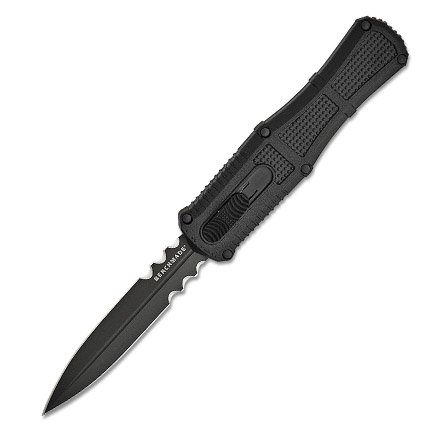 Benchmade 3370SGY Claymore OTF Dagger 3.89" Smoke Gray Blade Black Handle - Benchmade