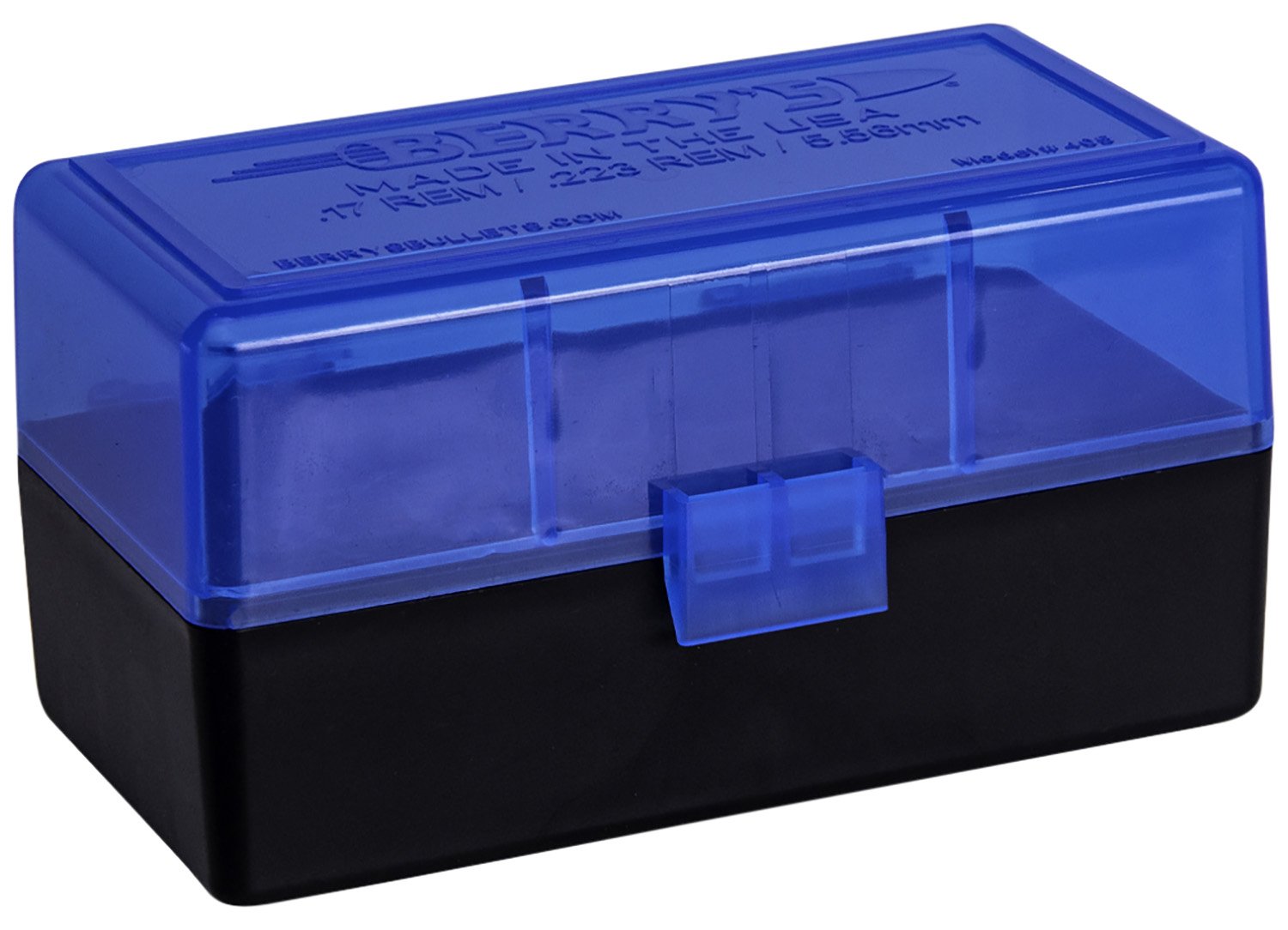 Berry's Ammo Box #405 - .223 Rem./5.56mm 50/rd Blue/Black - Berry's Mfg - AMMO BOX