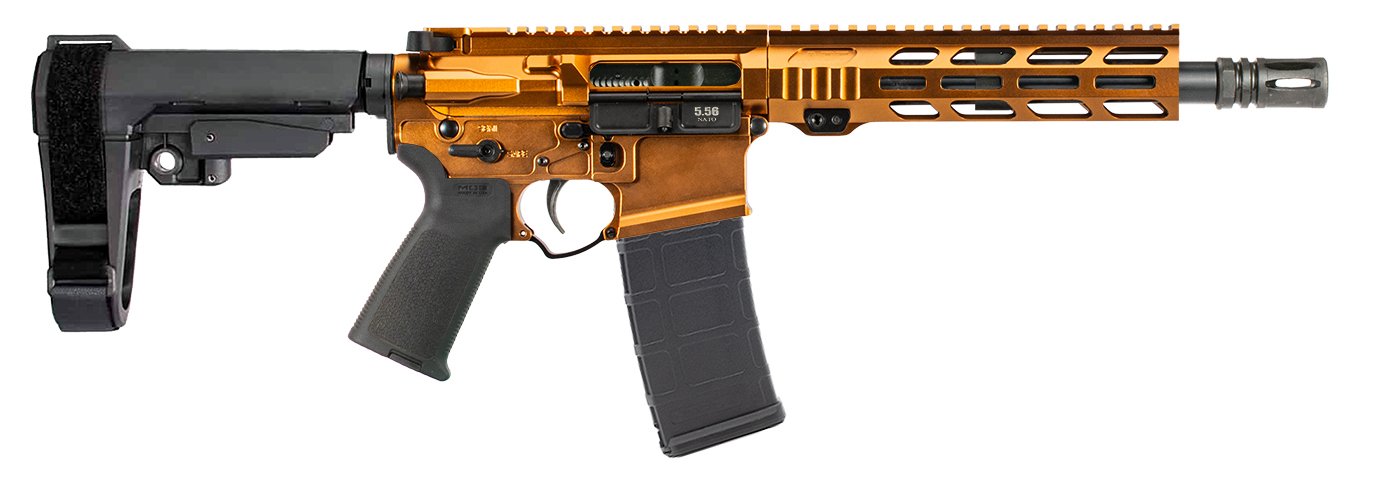 Alex Pro P130CFX 5.56 Pistol 10.5" Nitride Barrel M-Lok Copper FX