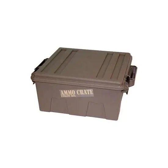 MTM Case-Gard ACR7-18 Ammo Crate Utility Box Dark Earth Polypropylene - MTM Case-Gard - AMMO CRATE
