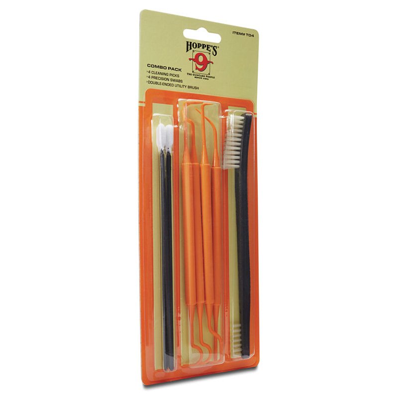 Hoppes T04 Cleaning Tools Combo Blister Pack- MFG# T04 - UOM: EA - Case: 10