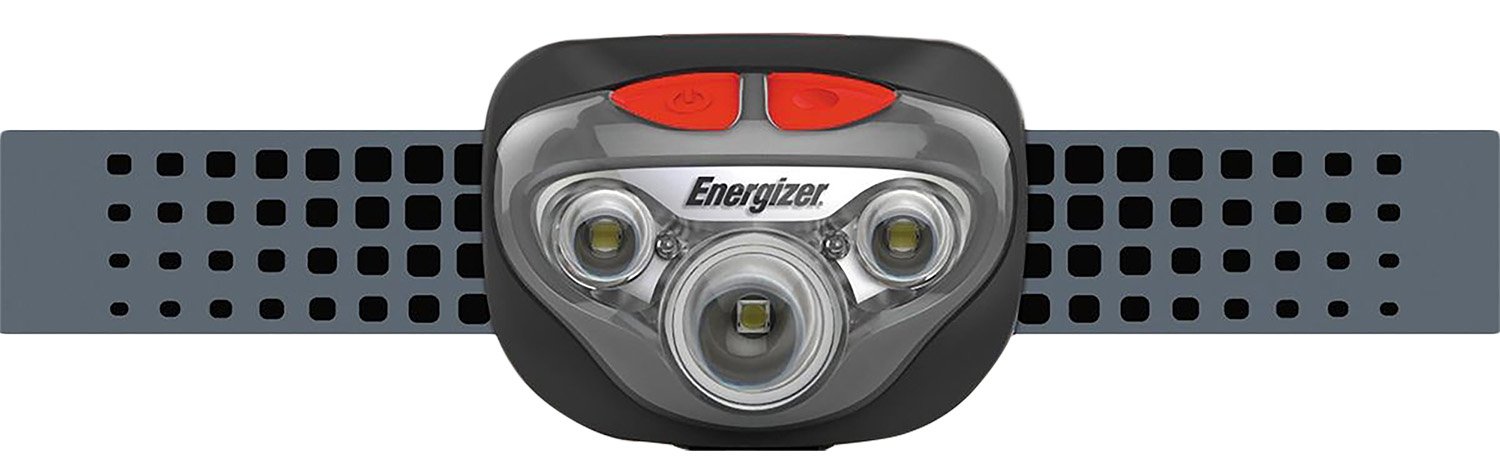 Energizer Vision HD+ Focus LED Headlamp 400 Lumens Gray 85m Distance