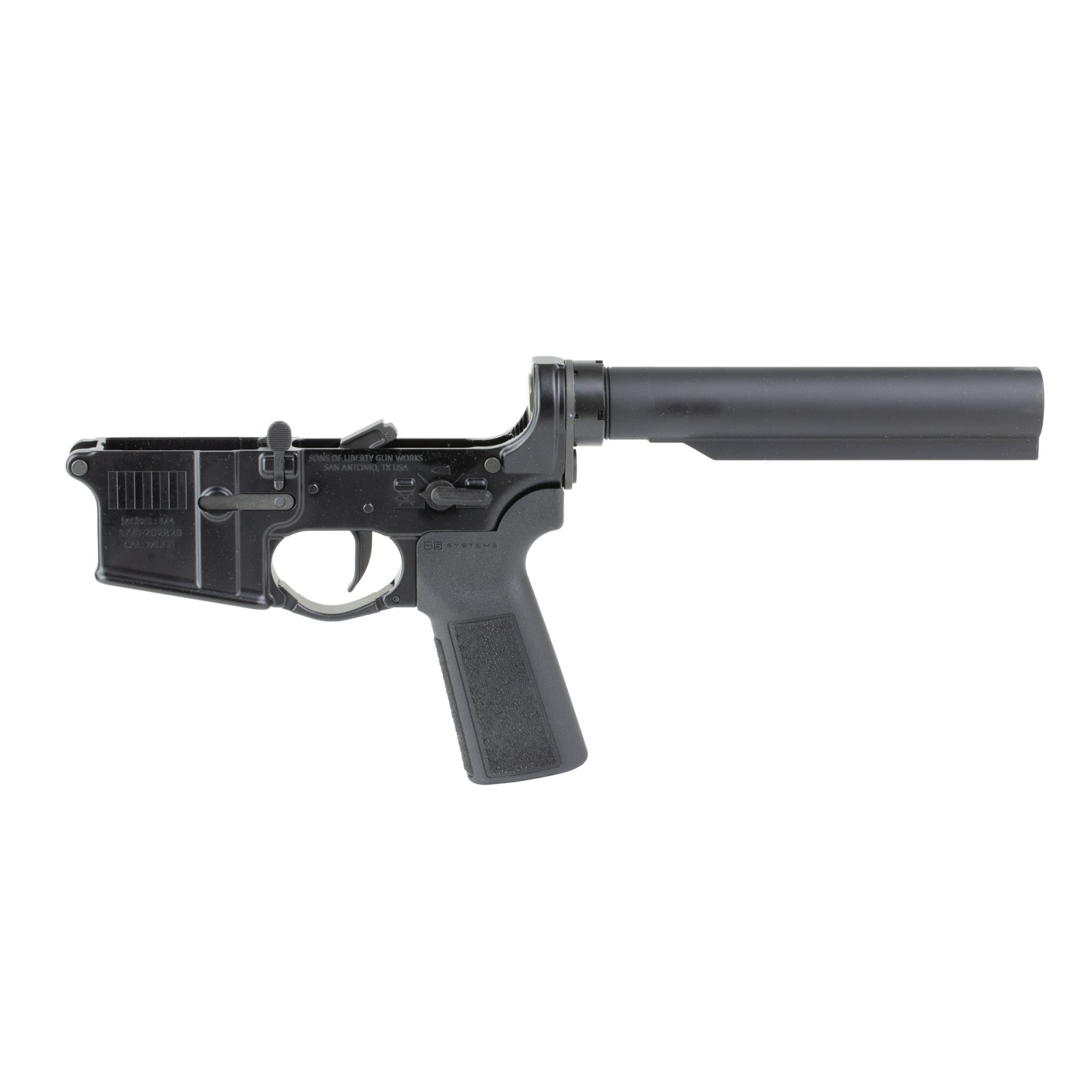 Sons of Liberty Gun Works Stripes Lower Receiver Complete Lower Receiver