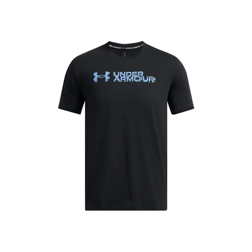 Buy Under Armour Men's UA Sliced Wordmark Short Sleeve Large online