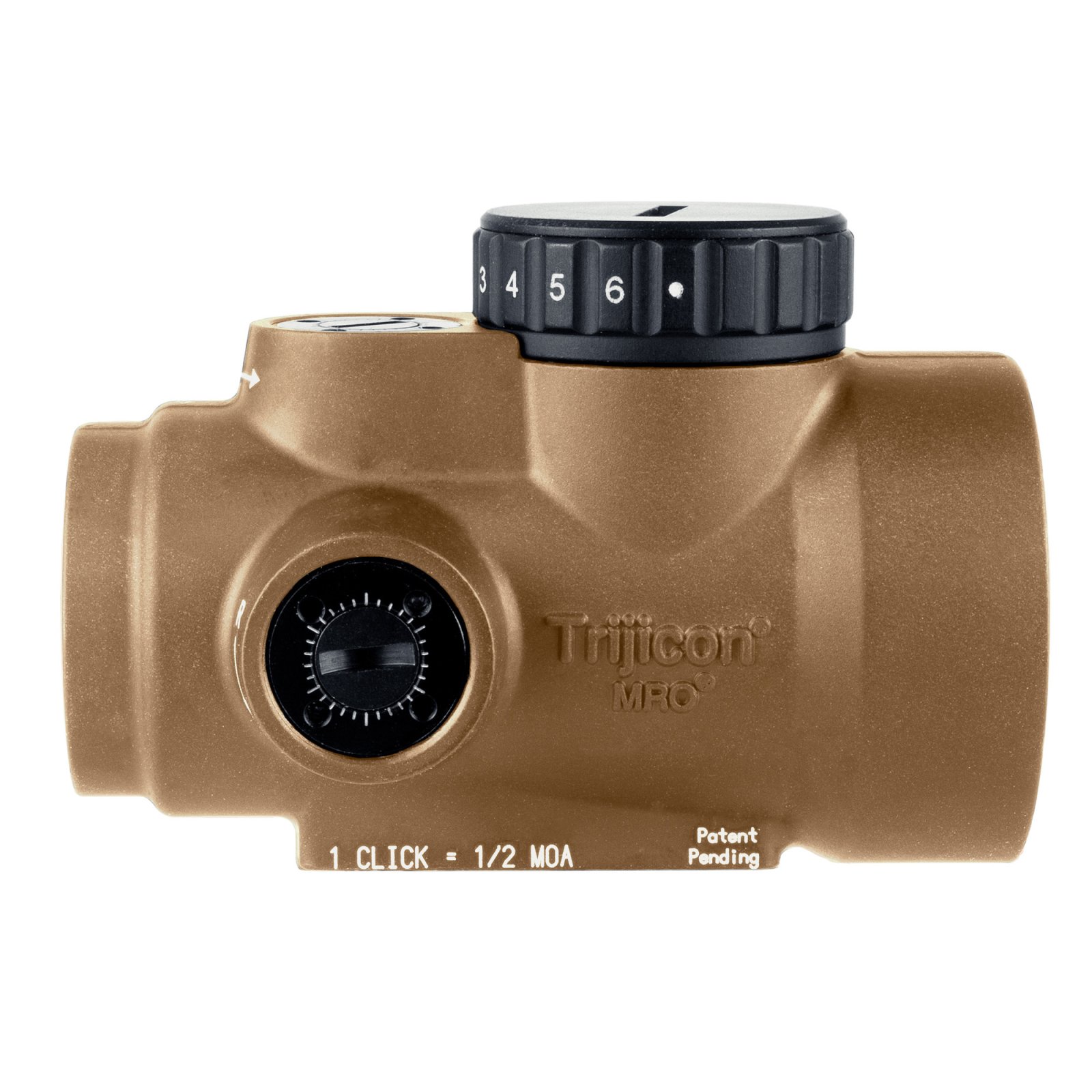 Trijicon 2200346 MRO SD Coyote Tan 1x25mm 2 MOA Green Dot Reticle