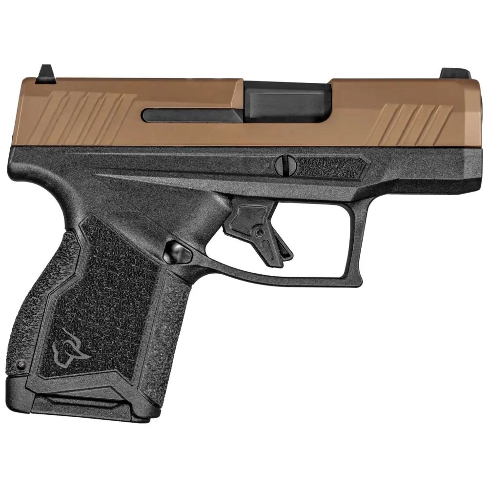 Taurus GX4 9mm Black/Coyote Pistol: Striker-Fired, Single Action, 11-Round Capacity, 3.06" Barrel, Alloy Steel Slide, Polymer Grip