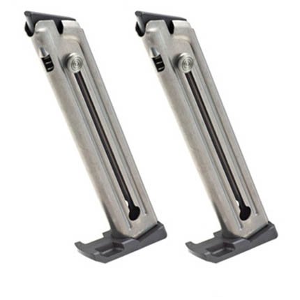 Ruger Mark IV 22/45 Magazine 10rd .22LR Steel E-Nickel - Ruger - 22 LR