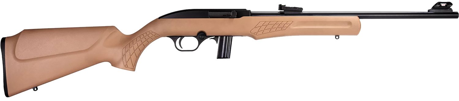 Rossi RS22L1811TN Semi-Auto 22 LR Rifle, 18" Barrel, Tan Finish - ROSSI - 22 LR