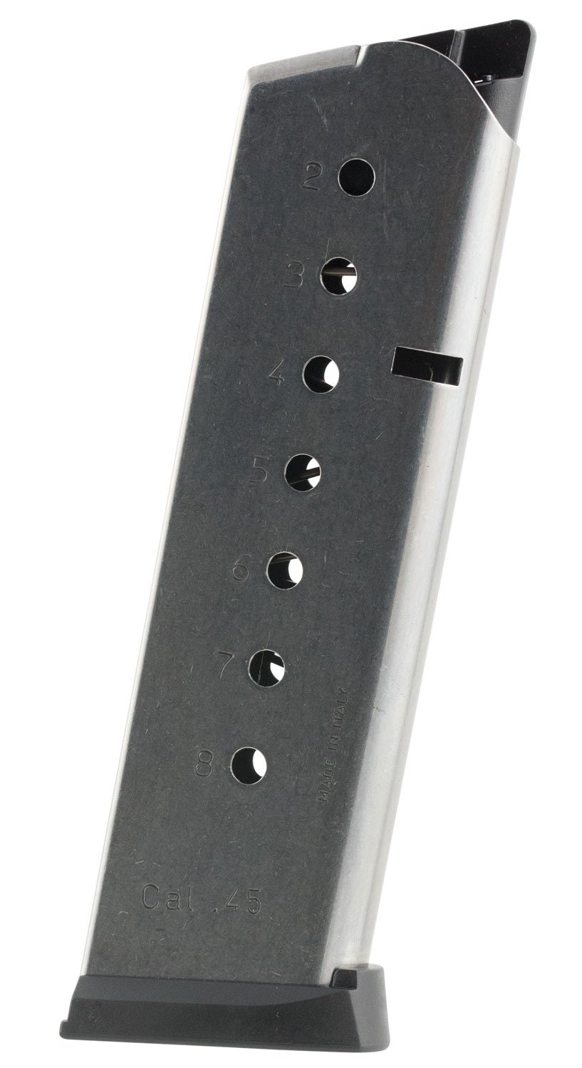 Mec-Gar MGCG4508SPF 1911 Magazine .45 ACP 8 Round Stainless