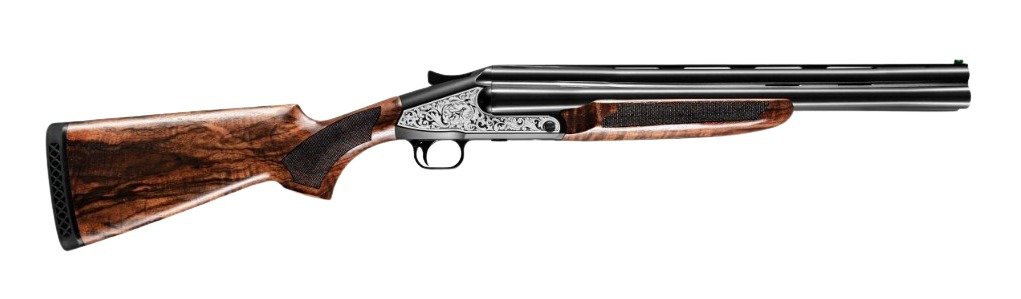 ATI ATIGKOF123B18 Triple Barrel 12 Gauge 18" Black Wood Stock Vent Rib - American Tactical Imports - 12 GAUGE
