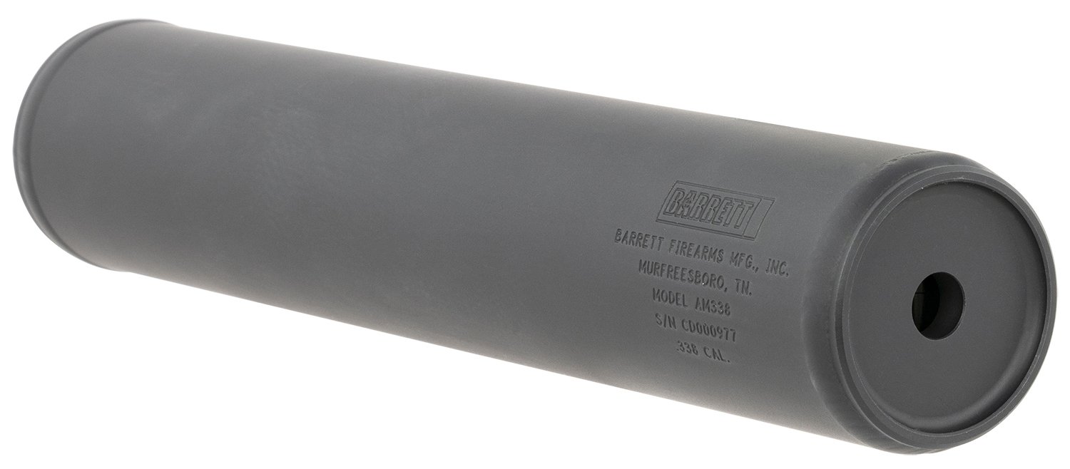 Barrett 18415 AM 338 Black Titanium Suppressor 10.30" OAL 5/8"-24 TPI - Barrett - 338 Cal