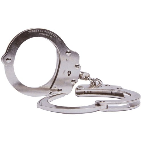 Peerless 700C Chain Link Handcuff Nickel Finish, Carbon Steel, 10 oz.