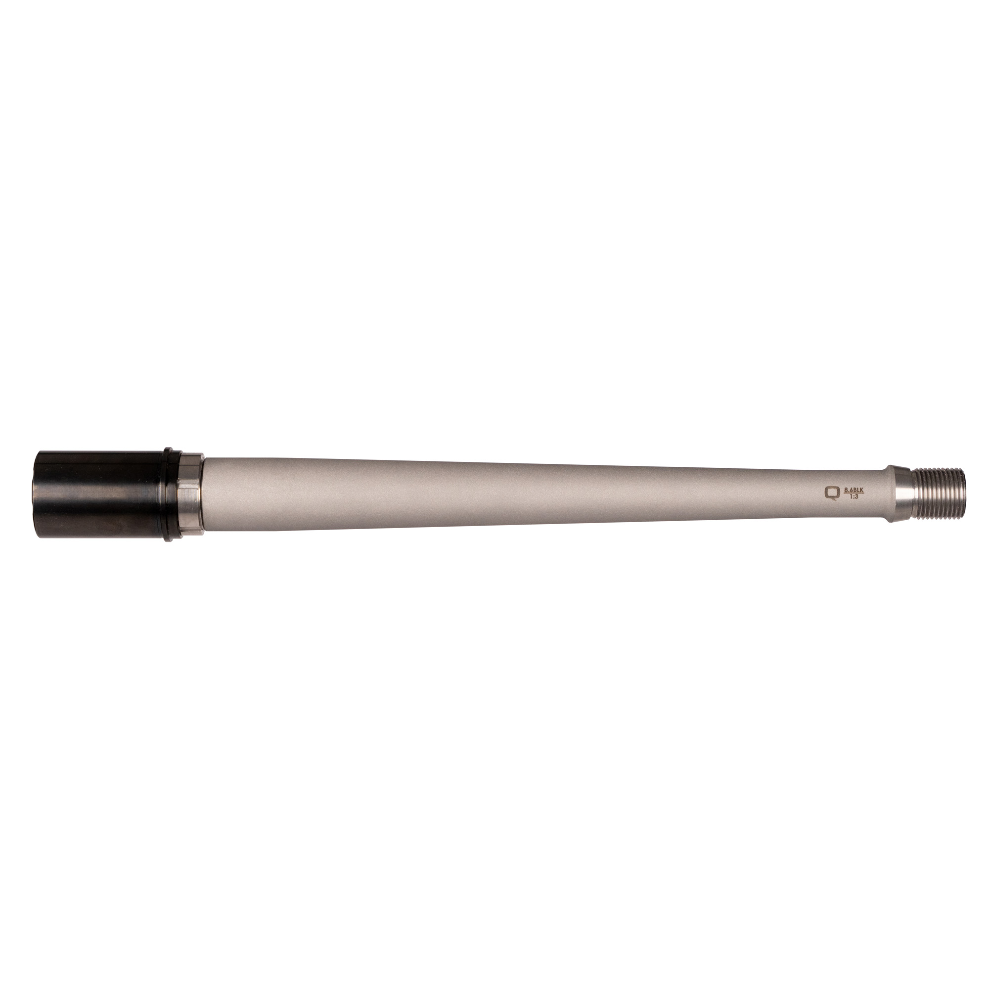 Q LLC ACCFIXBARREL8.612INCH 12" Blackout Stainless Steel Barrel Assembly