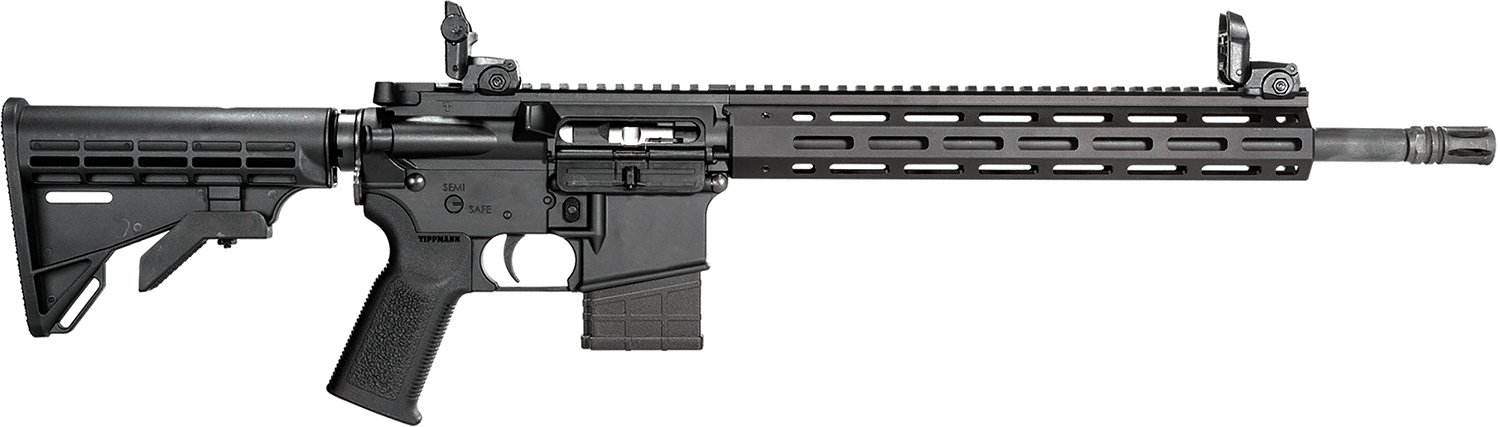 Tippmann M4-22 A101036 22 LR Rifle, 16" Barrel, MLOK, 10 Rounds, Black - Tippmann - 22 LR