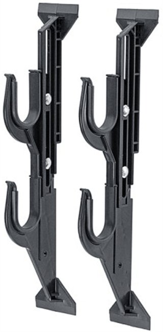 Allen Plastic Molded Gun Rack 2 Gun Model 17450 - Allen Company - BLACK