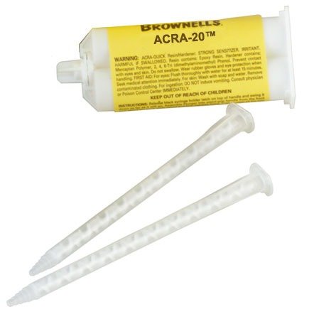 Brownells 1552RF Acra-20 Epoxy 50ml with 2 Mixing Tips - Brownells