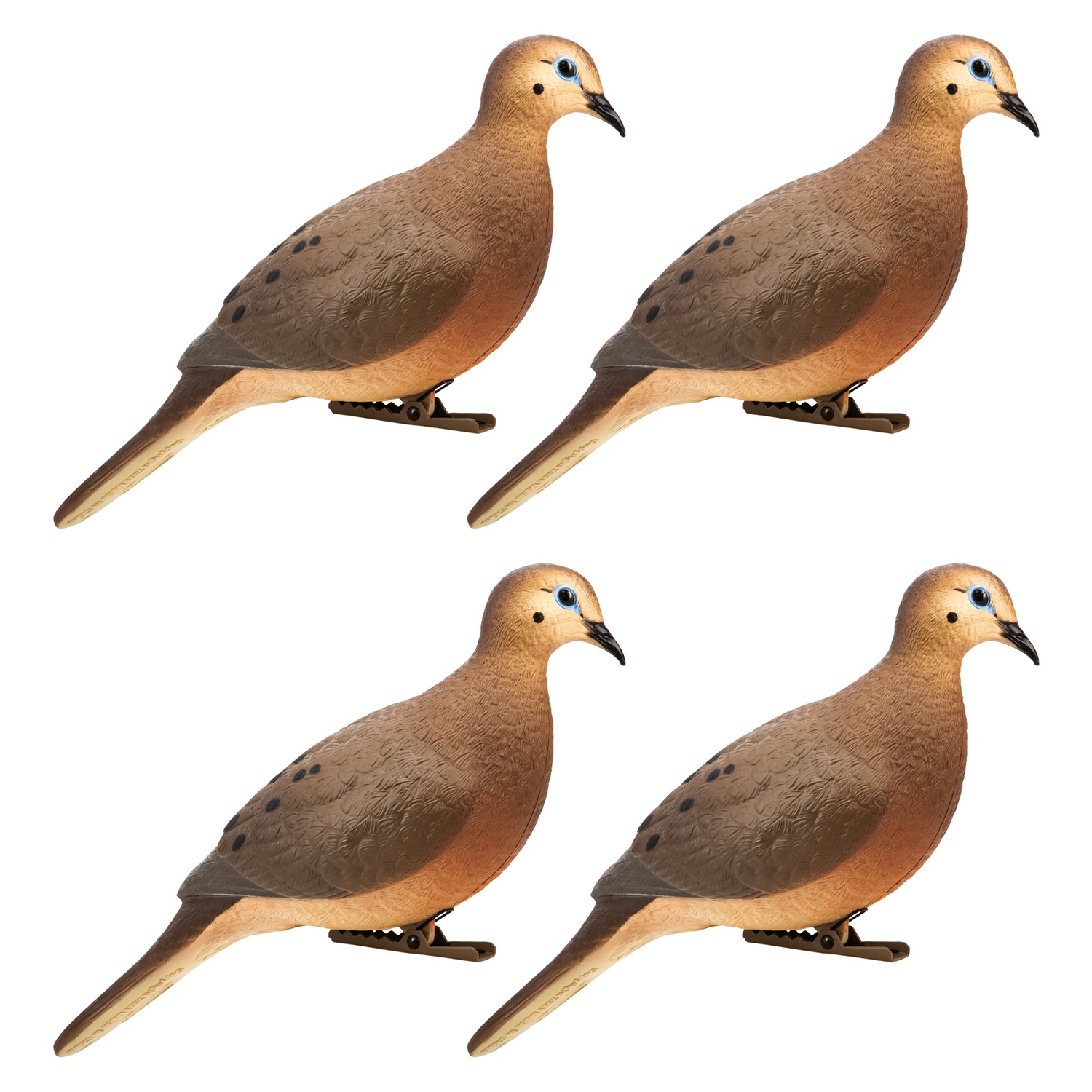 Zink Full Body Dove Decoys 4pk