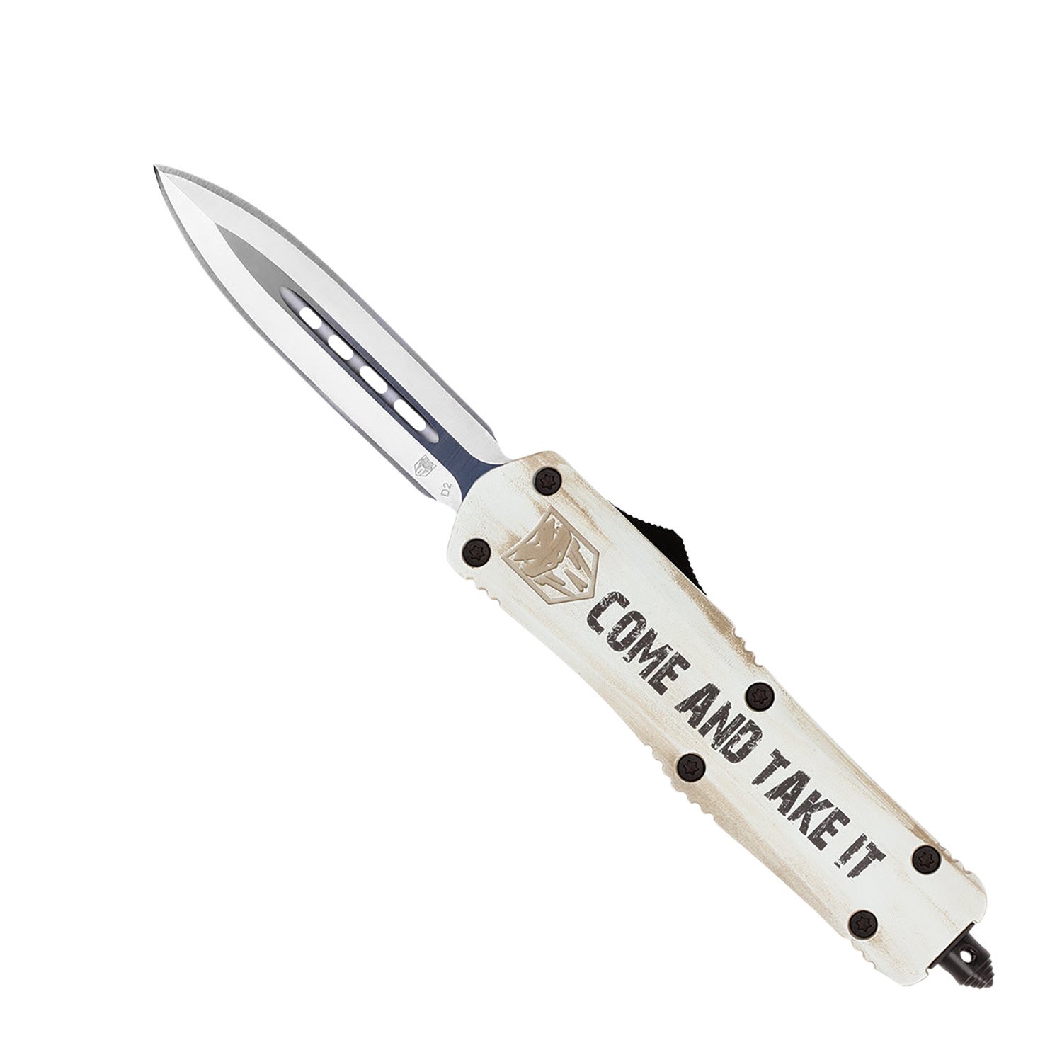 Buy CobraTec MCATIFS3DAGNS FS-3 3" D2 Steel OTF Dagger White Handle online