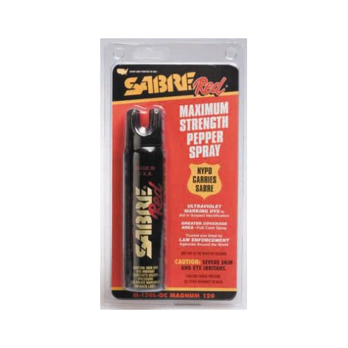 SABRE Magnum 120 Pepper Spray - Extreme Stopping Power, 35 Bursts, 12ft Range