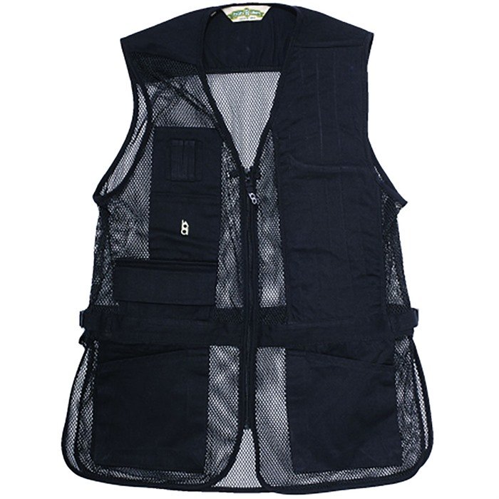 BOB ALLEN FULL MESH SHOOTING VEST BLACK LH L - Bob Allen