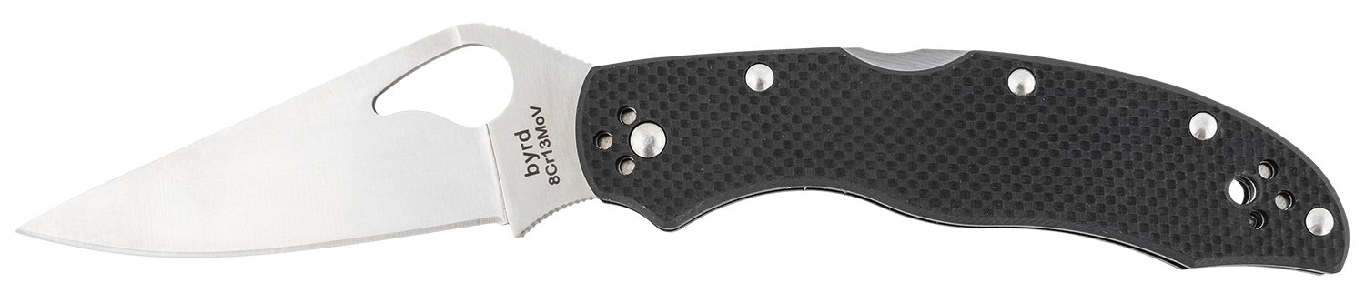 Spyderco BY01GP2 Byrd Harrier 2 Folding Knife 3.39" 8Cr13MoV Blade G10 Handle