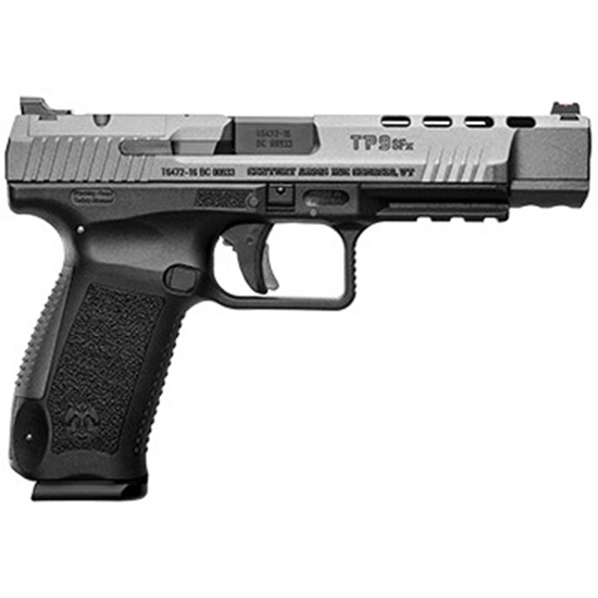 Canik TP9SFx 9mm Pistol 5.2" Barrel Fiber Optic Sights Tungsten