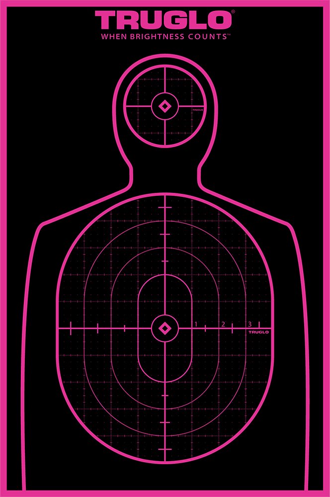 TruGlo TG13P6 Tru-See Handgun Target Self-Adhesive Heavy Paper...