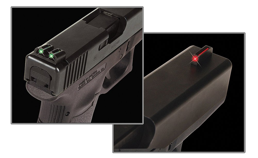 TruGlo Brite-Site Fiber Optic Red Rear Grn Sig#6 & Sig#8 Rear Handgun Sight