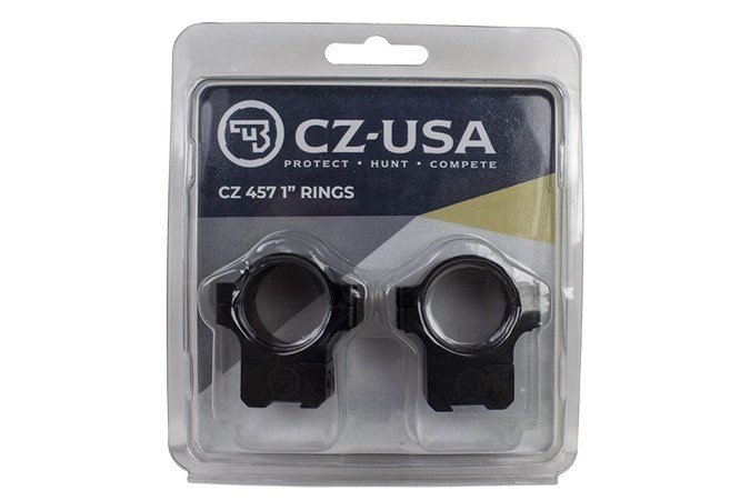 CZ 457 1" Aluminum Rings 11mm Dovetail for CZ 455/457