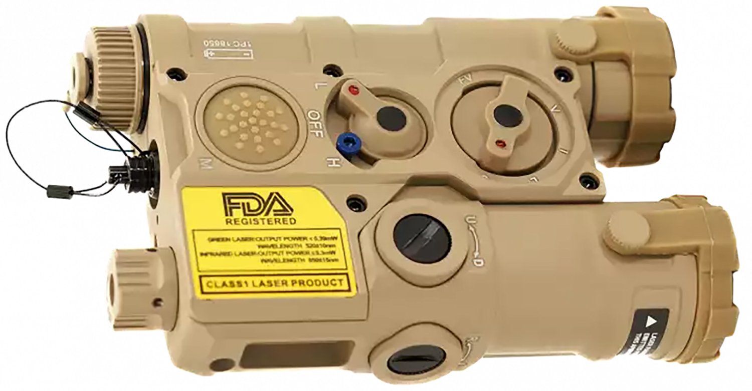 AGM GLOBAL VISION WLAD 1T Tan Weapon Laser Aiming Device (WLAD-CLA1-T1)