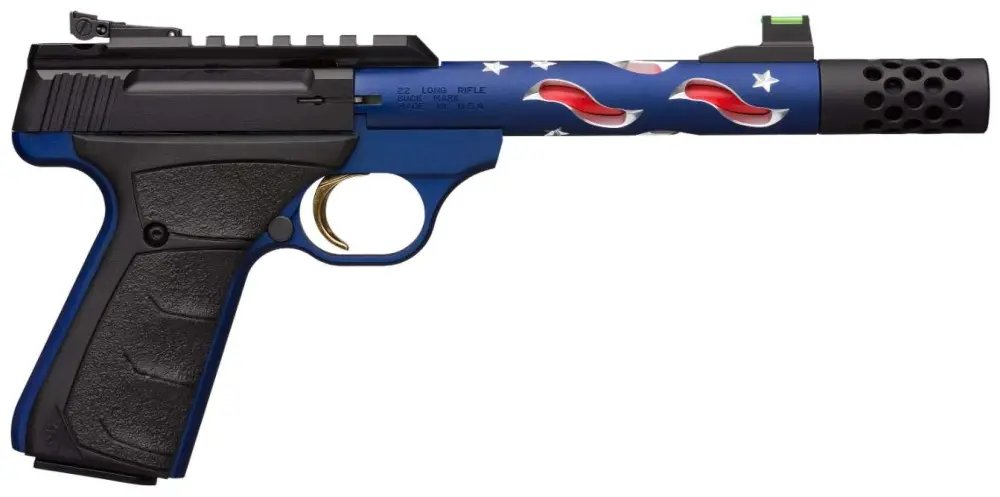 Browning Buck Mark Plus SR 22 LR 5.87 in Blue Anodized 10+1 Semi-Auto - Browning - 22 LR