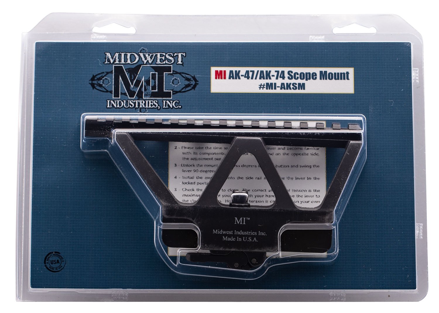 Buy Midwest Industries AK Railed Scope Mount 6.75in. Black online