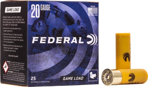 Federal H200 6 Game Load 20ga 2.75" 2.5dr 7/8oz 6 - Federal Premium Ammunition - 20