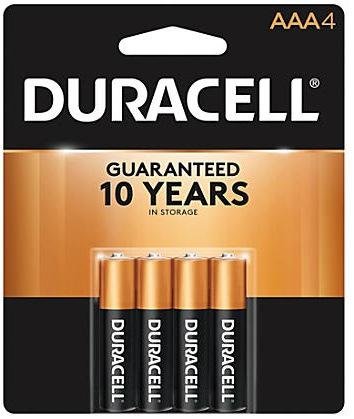 VALUE MN2400B4 Duracell AAA Alkaline Batteries 4-Pack