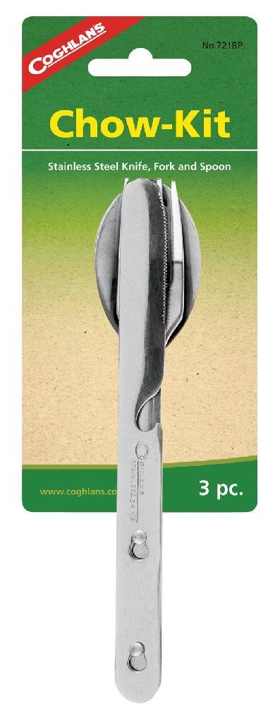 Buy Coghlan's 721BP Stainless Steel 3-Piece Chow Kit Knife Fork Spoon Set online