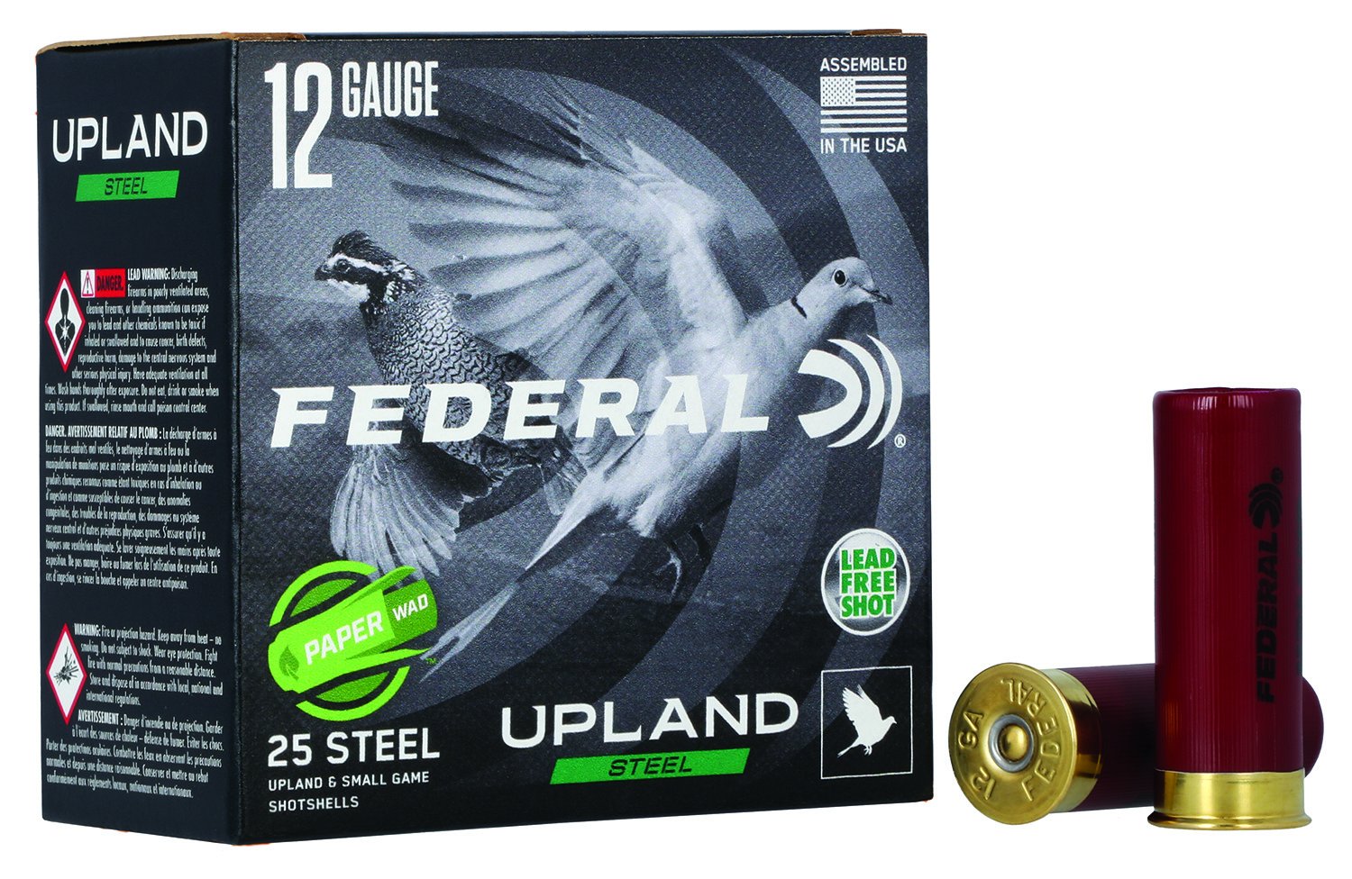 Federal USH122W75 Upland Field & Range Paper Wad 1 - Federal Premium Ammunition - 12 Gauge