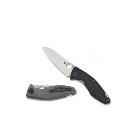 Spyderco C235CFTIP Drunken S90V Carbon Fiber Titanium Knife